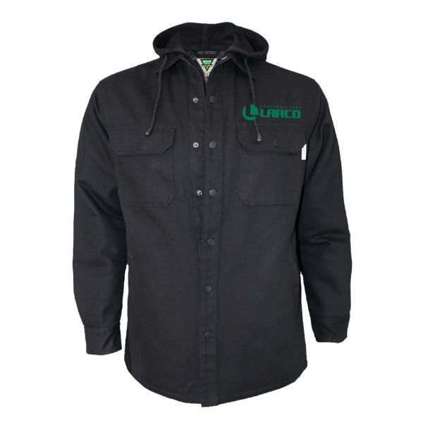 Image de Chemise de canevas doublée avec capuchon 