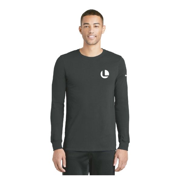 Image de NIKE T-SHIRT Dri-FIT COTTON/POLY À MANCHES LONGUES pour Homme